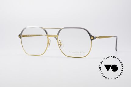 Christian Dior 2381 Gold-Plated Eyeglasses 80's Details