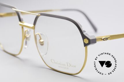 Christian Dior 2381 Gold-Plated Eyeglasses 80's, it's at the top of the eyewear sector; masterpiece, Made for Men