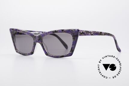 Alain Mikli 0142 / 397 Ladies 80's Sunglasses, a rarity from 1989 in top-quality (100% UV protection), Made for Women