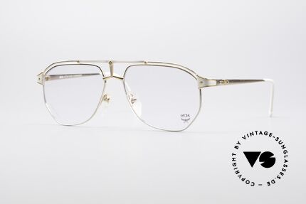 MCM München 6 Luxury Titanium Glasses, extra large designer frame by MCM of the early 90's, Made for Men