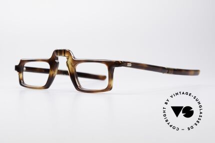 Meyro 616 60's Folding Glasses, the brilliant material looks like real tortoiseshell, Made for Men and Women