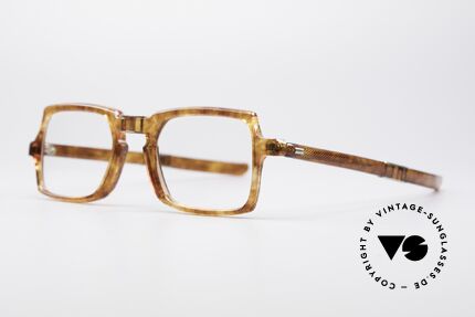 Meyro 618 70's Folding Glasses, the material looks like real Amber; really unique!, Made for Men