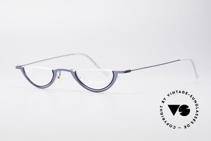 ProDesign Denmark 7032 Reading Glasses, interesting frame finish in a kind of blue metallic, Made for Men and Women