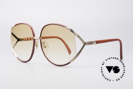 Christian Dior 2250 Rihanna Leather Sunglasses, precious 1980's model and utterly unique leather edition!, Made for Women