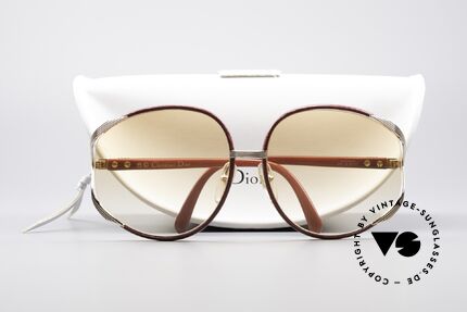 Christian Dior 2250 Rihanna Leather Sunglasses, unworn rarity (with Dior case and 1 pair of extra lenses), Made for Women