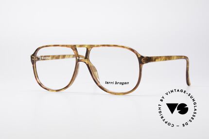 Terri Brogan 8673 Optyl Vintage Glasses, Terri Brogan vintage eyeglasses from the early 1990s, Made for Men