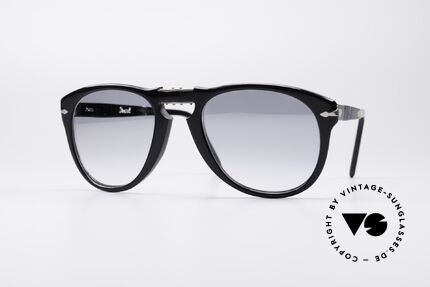 Persol 714 Ratti Folding Steve McQueen Glasses, ultra rare vintage Persol 714 Ratti folding sunglasses, Made for Men