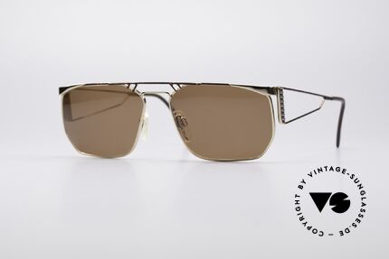Neostyle Jet 212 Vintage 80's Sunglasses, flashy design with double temples by Neostyle, Made for Men