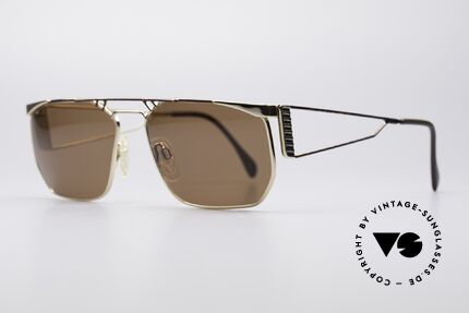 Neostyle Jet 212 Vintage 80's Sunglasses, striking frame construction: true eye-catcher!, Made for Men
