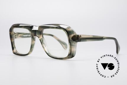 Neostyle Task 3 70's Old School Eyeglasses, greenish-brown coloring in a kind of camouflage, Made for Men
