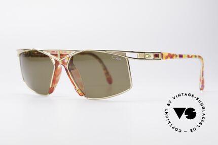 Cazal 962 Sporty Vintage Shades, grand combination of color concept, design & materials, Made for Men and Women