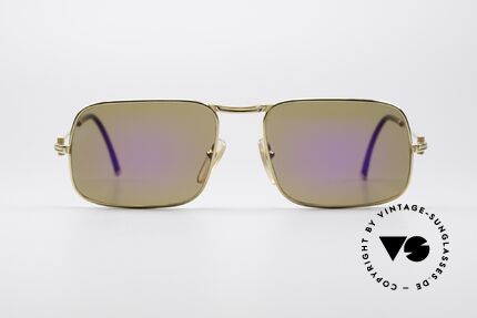 Boucheron 111.S 90's Luxury Sunglasses, gold doublé (gold-filled) frame in 40/1000 proportion, Made for Men