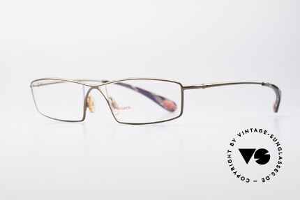 Bugatti 201 Odotype Men's Designer Frame, ergonomic metal frame with spring hinges, Made for Men