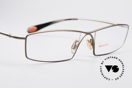 Bugatti 201 Odotype Men's Designer Frame, very special lens construction; TOP comfort, Made for Men
