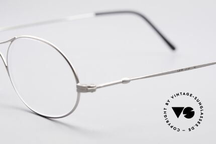 Giorgio Armani 229 The Schubert Glasses, small, plain and puristic 'wire glasses' with a X-bridge, Made for Men and Women