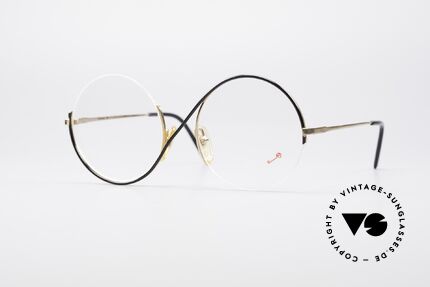 Casanova FC9 Gold Plated Art Frame, glamorous Casanova eyeglasses from around 1985, Made for Women Casanova FC9 Gold Plated Art Frame, glamorous Casanova eyeglasses from around 1985, Made for Women