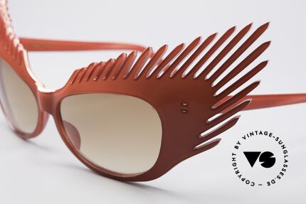 Alain Mikli MYSTERY Haute Couture Vintage Shades, gorgeous red frame in an excellent unworn condition, Made for Women