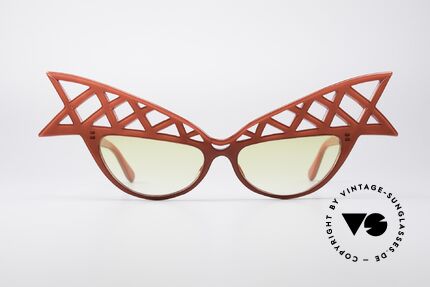 Alain Mikli WINGS 80's Haute Couture Sunglasses, precious designer piece from 1981 in perfect condition, Made for Women