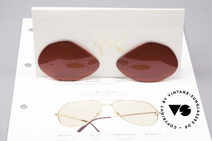 Cartier Vendome Lenses - L Sun Lenses 3D Red, gaudy 3D red tint / color = NOT qualified FOR DRIVING!!, Made for Men