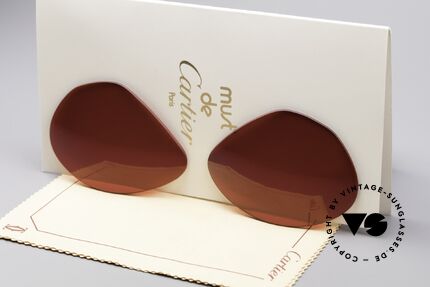 Cartier cheap red lenses