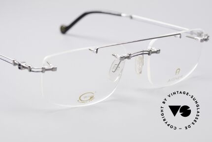 Aigner EA499 Rimless Vintage Glasses, NO RETRO, but genuine VINTAGE commodity (+ D.S. case), Made for Men