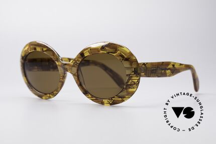 Persol 661 Jackie O. Vintage Sunglasses, amazing frame pattern (looks like amber mosaic), Made for Women Persol 661 Jackie O. Vintage Sunglasses, amazing frame pattern (looks like amber mosaic), Made for Women