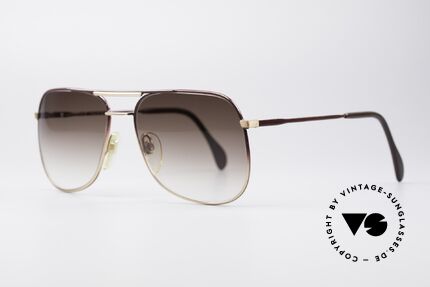 Neostyle Academic 230 80's Vintage Sunglasses, noble frame finish: brown-bronze-gold gradient, Made for Men