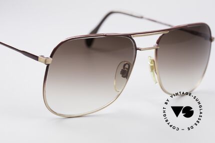 Neostyle Academic 230 80's Vintage Sunglasses, brown-gradient sun lenses (100% UV protection), Made for Men