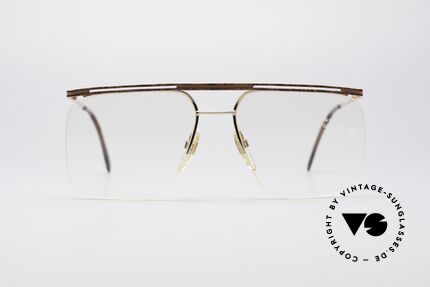 Neostyle Jet 12 True Vintage No Retro Glasses, half-rimmed metal frame with striking finesse, Made for Men