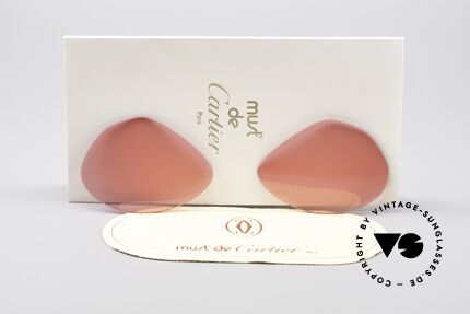 Cartier Vendome Lenses - M Pink Sun Lenses Details