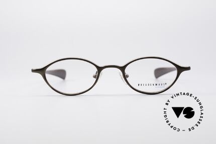 Freudenhaus Zoe Oval Titan Vintage Glasses, 'Freudenhaus' means "cathouse / house of pleasure", Made for Women