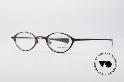 Freudenhaus Zoe Oval Titan Vintage Glasses, 100% TITANIUM frame and accordingly lightweight, Made for Women