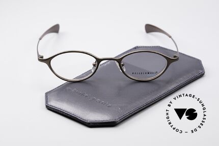 Freudenhaus Zoe Oval Titan Vintage Glasses, NO retro fashion, but an old ORIGINAL from the 90's, Made for Women