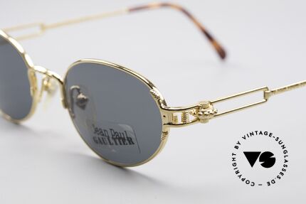 Sunglasses Jean Paul Gaultier 55-5108 Gold Plated Oval Frame Sunglasses Jean Paul Gaultier 55-5108 Gold Plated Oval Frame