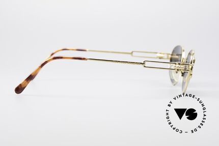 Sunglasses Jean Paul Gaultier 55-5108 Gold Plated Oval Frame Sunglasses Jean Paul Gaultier 55-5108 Gold Plated Oval Frame