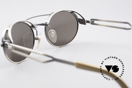 Jean Paul Gaultier 56-7107 Industrial Vintage Frame, NO RETRO sunglasses, but a rare 25 years old original, Made for Men and Women