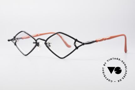 Jean Paul Gaultier 56-7203 Angled 90's Designer Frame, just stunning; a piece of art (precious collector's item), Made for Women
