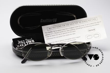 Jean Paul Gaultier 56-7116 Limited 98 Vintage Glasses, NO RETRO; a rare original from 1998 with full packing, Made for Men and Women