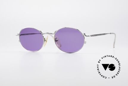 Jean Paul Gaultier 57-2176 Oval Designer Sunglasses, unique 90's designer piece by Jean Paul Gaultier, Made for Men and Women