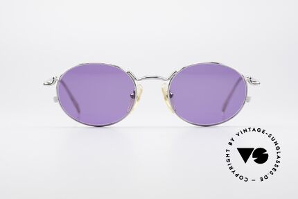 Jean Paul Gaultier 57-2176 Oval Designer Sunglasses, timeless vintage sunglasses, sober and elegant, Made for Men and Women