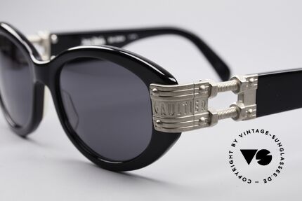 Jean Paul Gaultier 56-5204 Steampunk Designer Shades, monolithic (built to last) & with 100% UV protection, Made for Men and Women