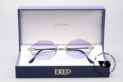 Fred Ketch Oval Luxury Sailing Glasses, with orig. Fred packing (hard box, leather case, cloth), Made for Men