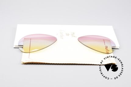 Cartier Vendome Lenses - L Tricolored Sunrise Lenses, made by our optician (thus, brand-new and scratch-free), Made for Men and Women