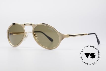 Bugatti 13160 Limited Luxury 90's Sunglasses, rare Bugatti dull-gold varnishing, collector's item, Made for Men