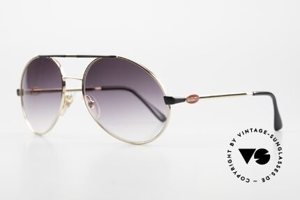 Bugatti 65837 80's Designer Sunglasses, perfect gentleman's vintage shades (masculine design), Made for Men