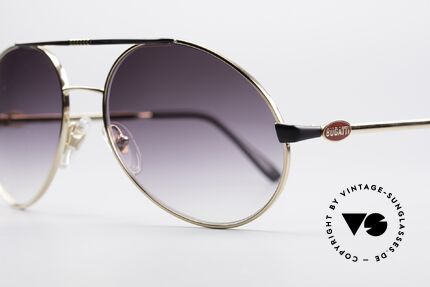 Bugatti 65837 80's Designer Sunglasses, materials (100% UV prot.) & workmanship on top level, Made for Men
