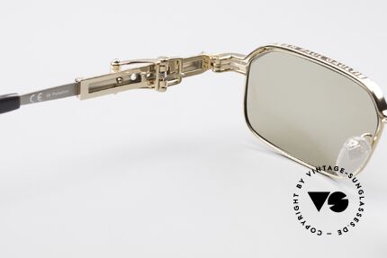 Jean Paul Gaultier 56-0002 Belt Buckle Adjustable Frame, metal frame can be glazed with optical lenses, too, Made for Men