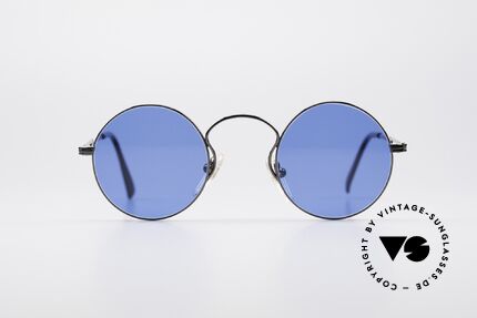 Jean Paul Gaultier 55-0172 Round 90's Sunglasses, round metal frame; lightweight & very comfortable, Made for Men and Women