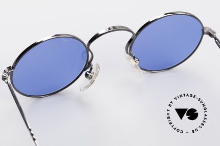 Jean Paul Gaultier 55-0172 Round 90's Sunglasses, the sun lenses could be replaced with prescriptions, Made for Men and Women