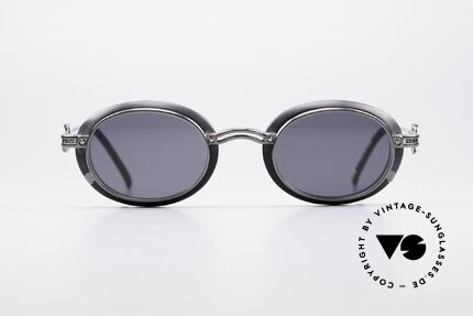 Jean Paul Gaultier 58-5201 Rare Steampunk Shades, great combination of materials and design details, Made for Men and Women